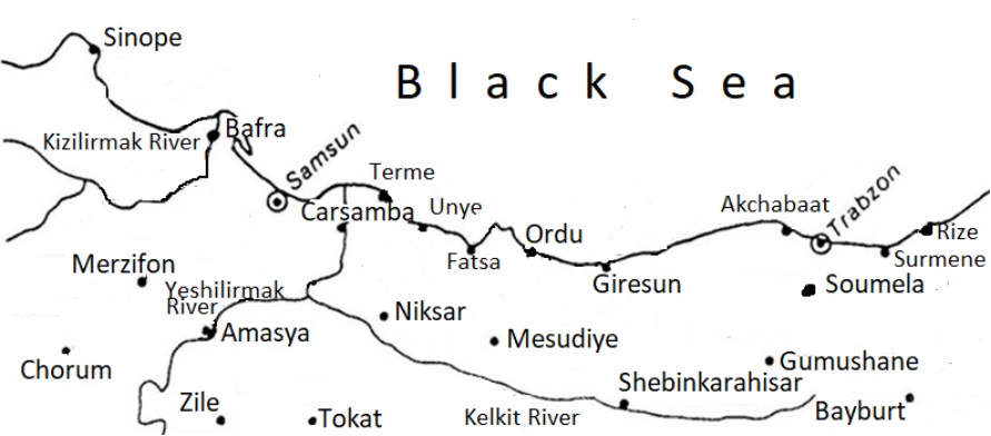 black sea map