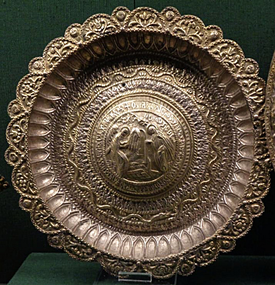 trabzon silver dish